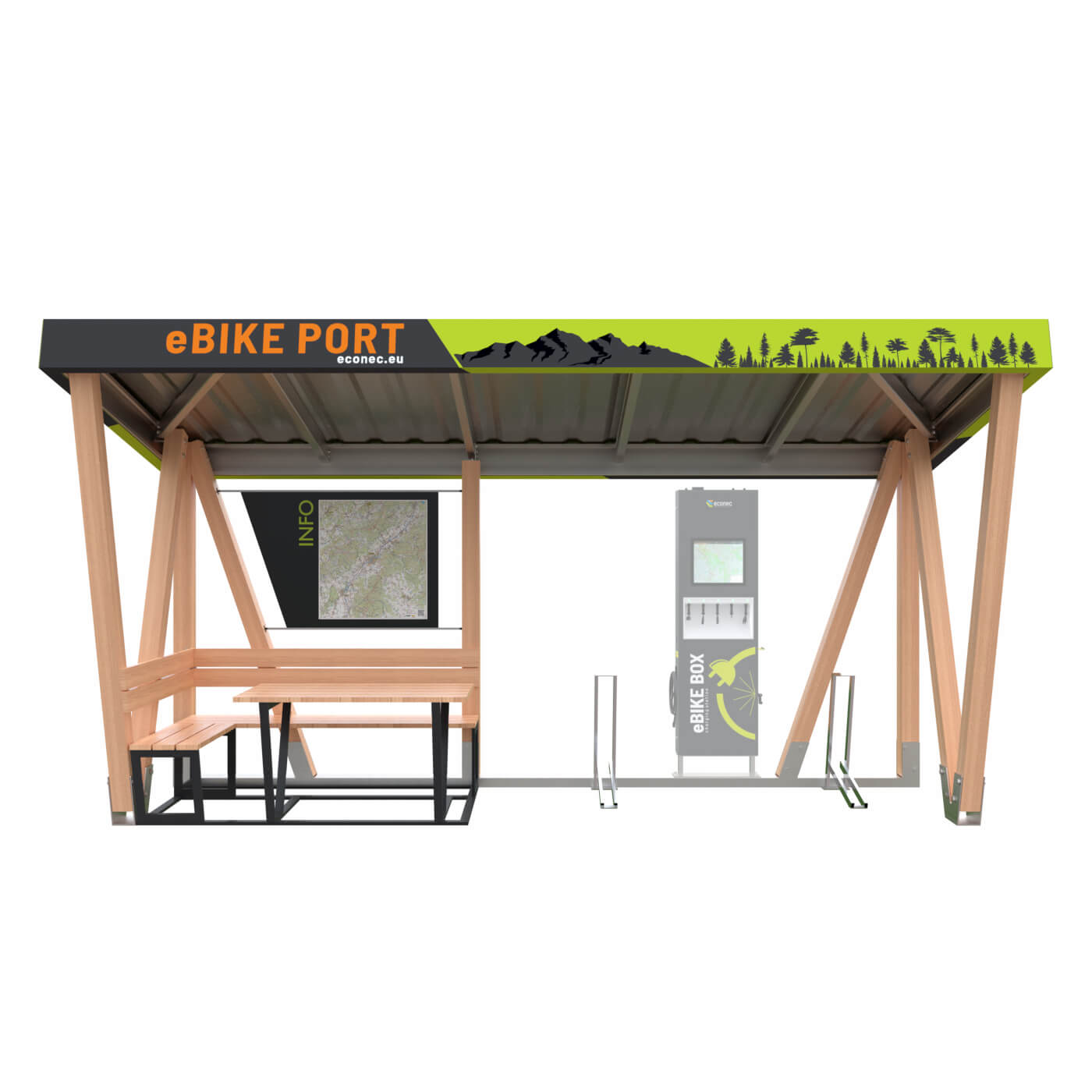 ebike nabíjacia stanica eBIKE PORT Classic