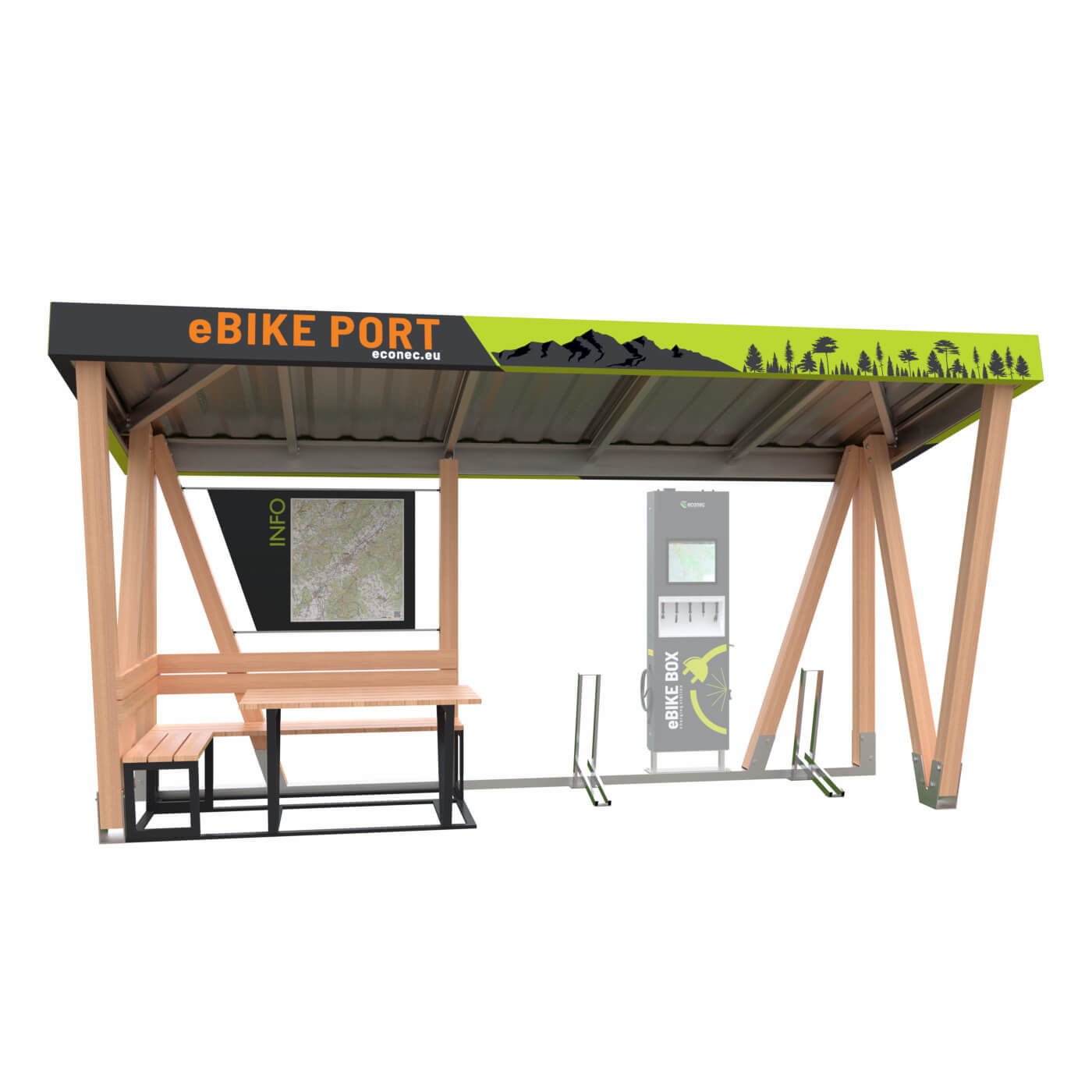 ebike nabíjacia stanica eBIKE PORT Classic