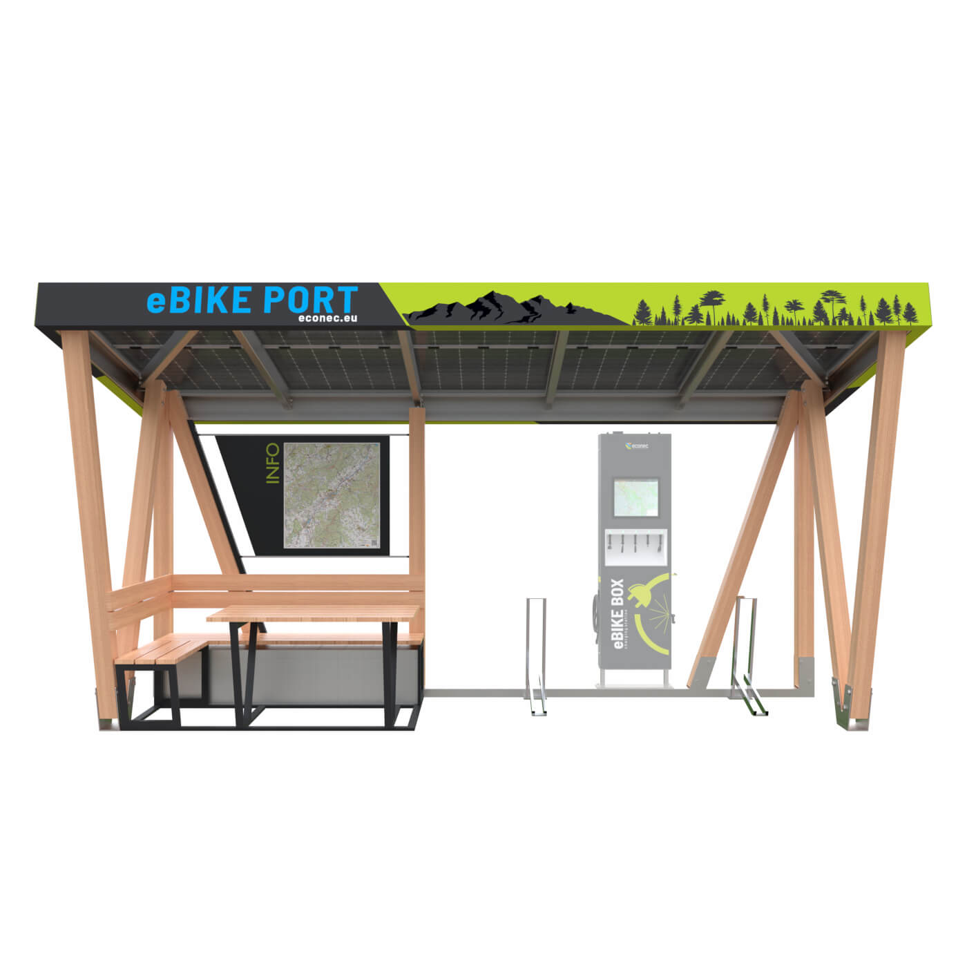ebike nabíjacia stanica eBIKE PORT Hybrid