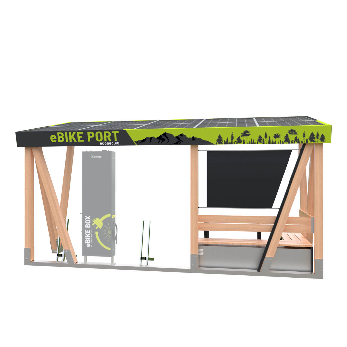ebike nabíjacia stanica eBIKE PORT Solar
